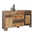 SIDEBOARD 148/90/40 cm  - Messingfarben/Multicolor, Trend, Keramik/Holz (148/90/40cm) - Landscape