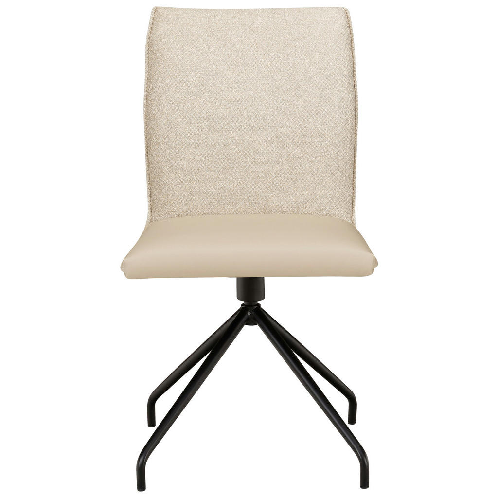 Thumbnail - Moderano Stuhl, Beige, Metall, Textil, Drehteller, rund, 49x91x60 cm, Sitzfläche 360° drehbar, Stoffauswahl, Typenauswah...