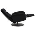 RELAXSESSEL in Leder Schwarz  - Schwarz, Design, Leder/Metall (76/108/86cm) - Dieter Knoll