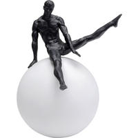 SKULPTUR - Schwarz/Weiß, Trend, Kunststoff (27/33/22cm) - Kare-Design
