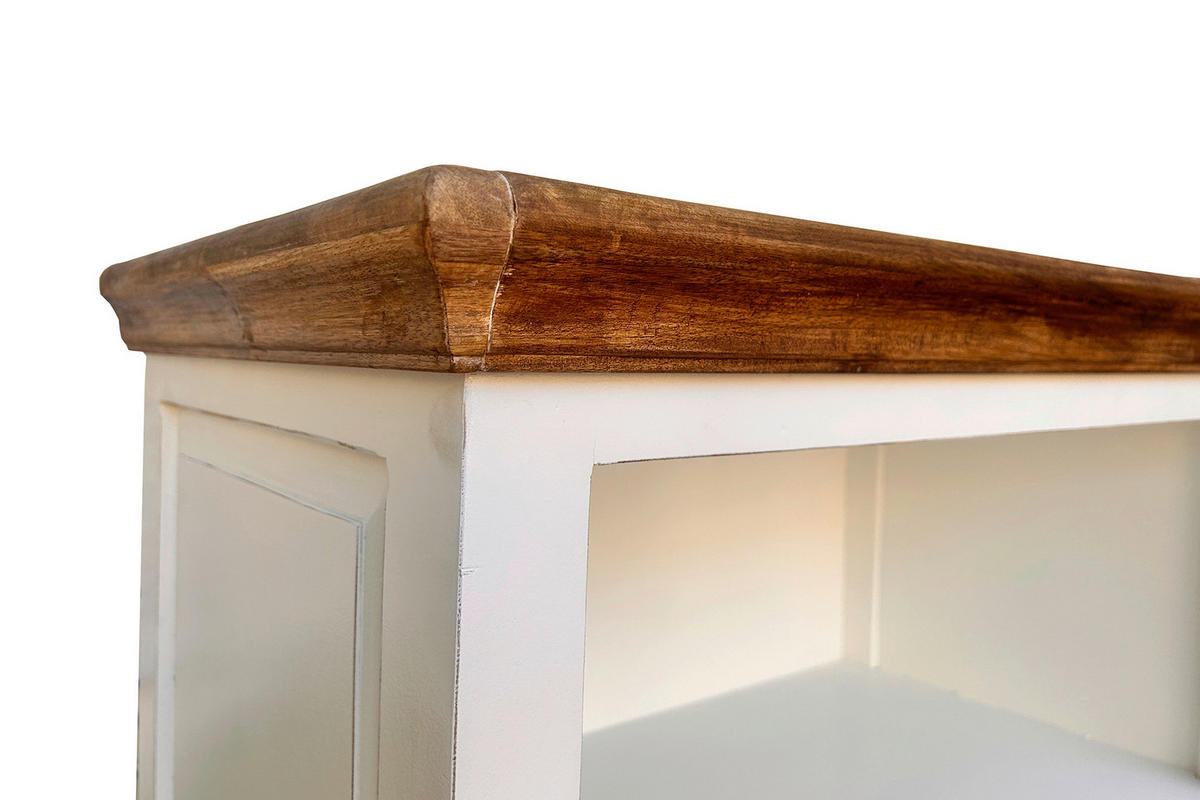 REGAL  80/180/45 cm Weiß, Honig  - Weiß/Honig, KONVENTIONELL, Holz/Holzwerkstoff (80/180/45cm) - MID.YOU