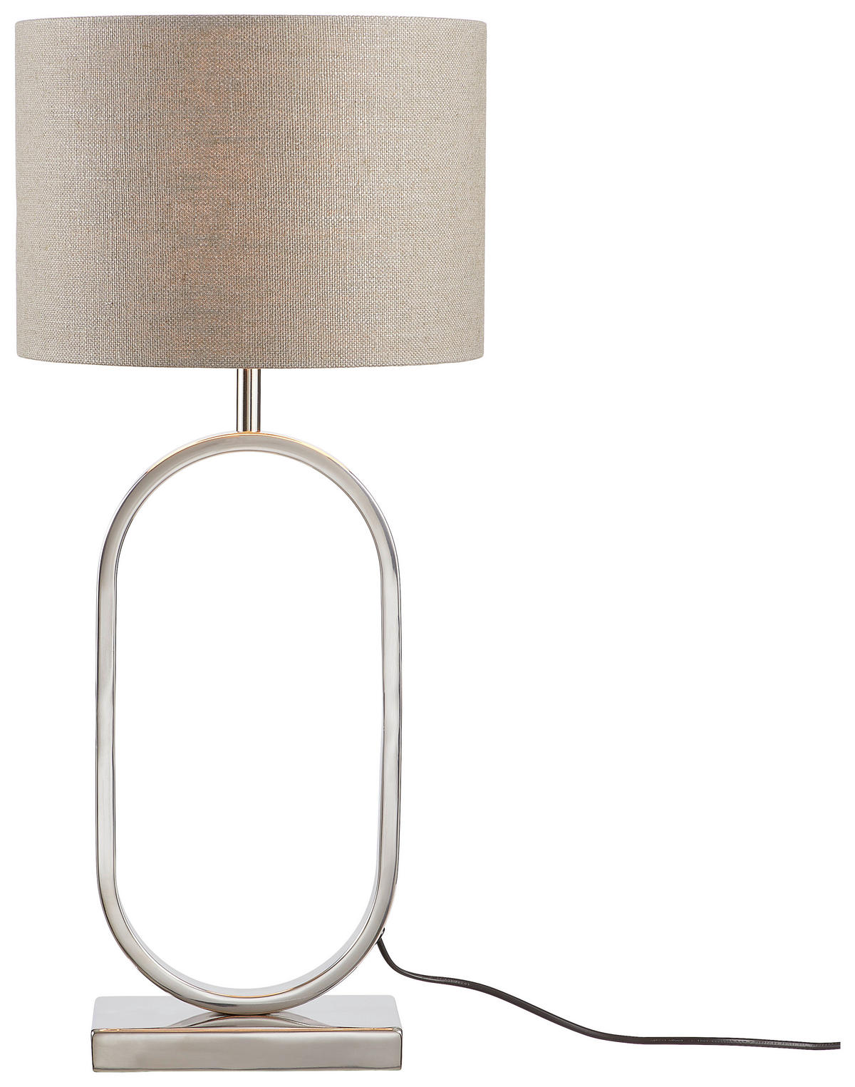 LEUCHTENFUß JAMIRI 20/45/10 cm   - Silberfarben, Design, Metall (20/45/10cm) - Light & Living