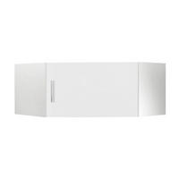 AUFSATZSCHRANK 80/40/80 cm  - Chromfarben/Weiß Hochglanz, Design, Holzwerkstoff/Kunststoff (80/40/80cm) - Xora