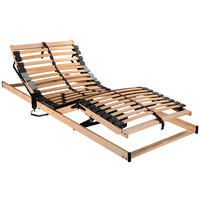 LATTENROST 90/190 cm Kopfteil, Fußteil, Mittelzone verstellbar, Birke  - Birkefarben/Buchefarben, Basics, Holz/Kunststoff (90/190cm) - Sleeptex