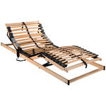 LATTENROST 90/200 cm Kopfteil, Fußteil, Mittelzone verstellbar, Birke  - Birkefarben/Buchefarben, Basics, Holz/Kunststoff (90/200cm) - Sleeptex