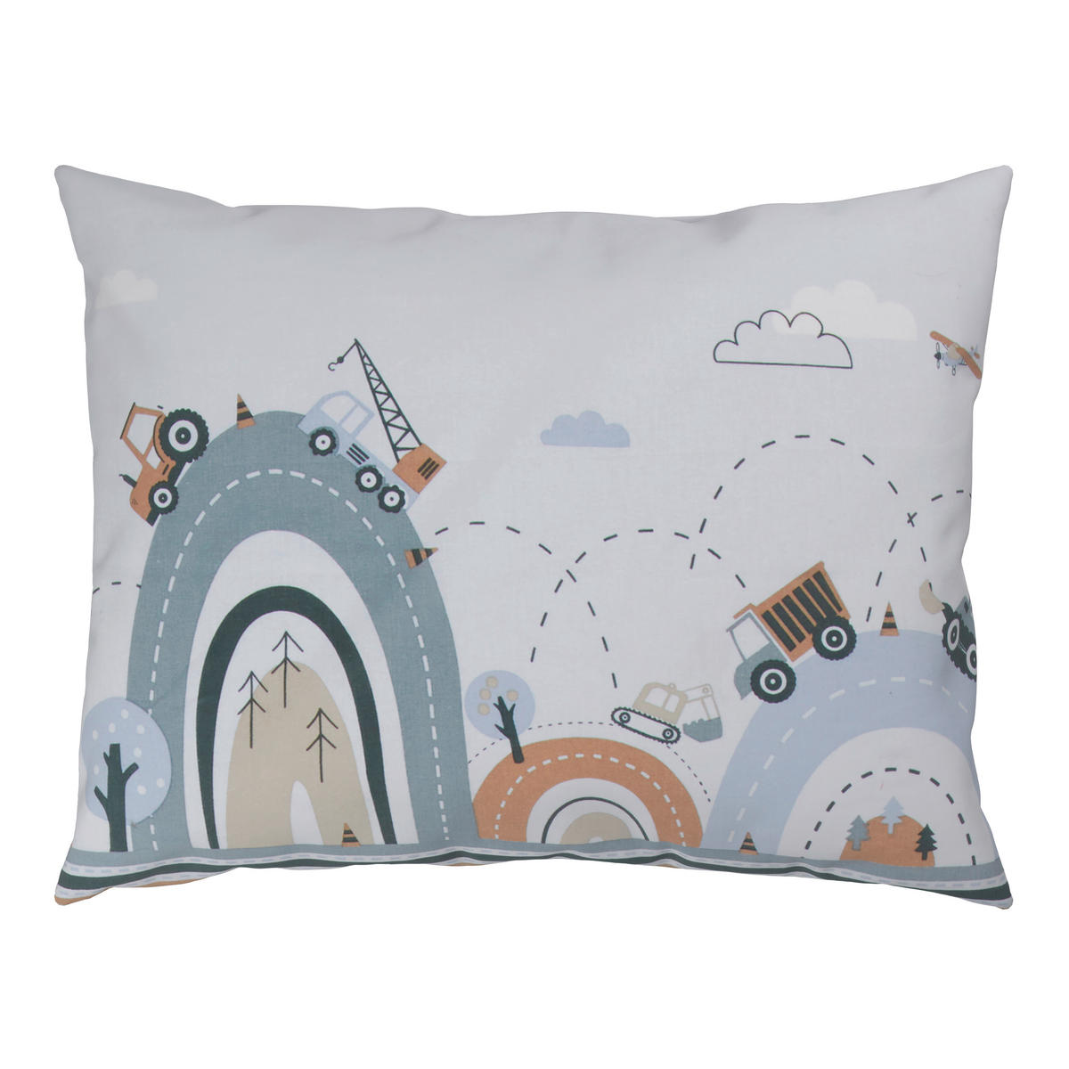 BABYBETTWÄSCHE 100/135 cm  - Grau, Basics, Textil (100/135cm) - Patinio