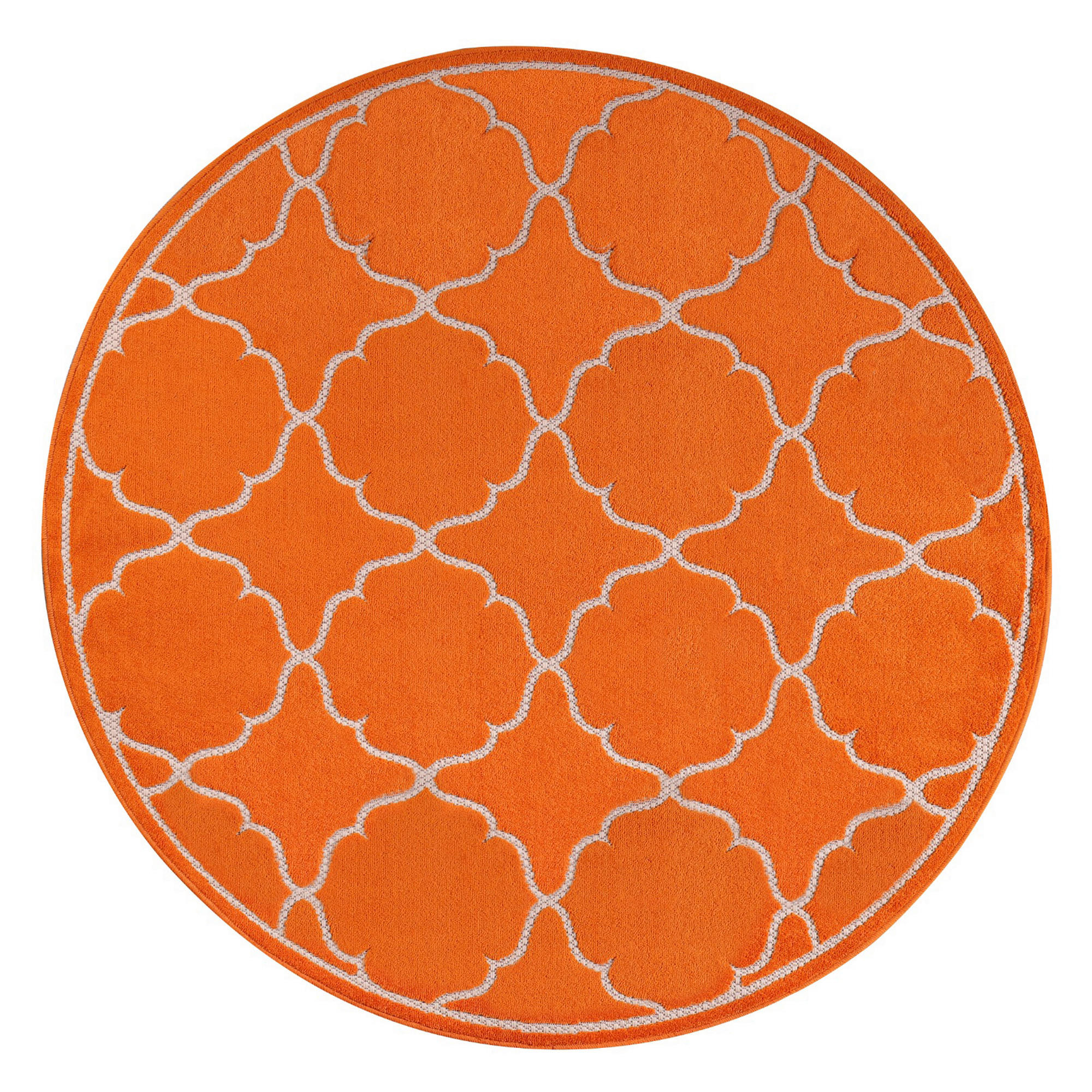 OUTDOORTEPPICH 120 cm Berlin Orange  - Orange, LIFESTYLE, Kunststoff/Textil (120cm)