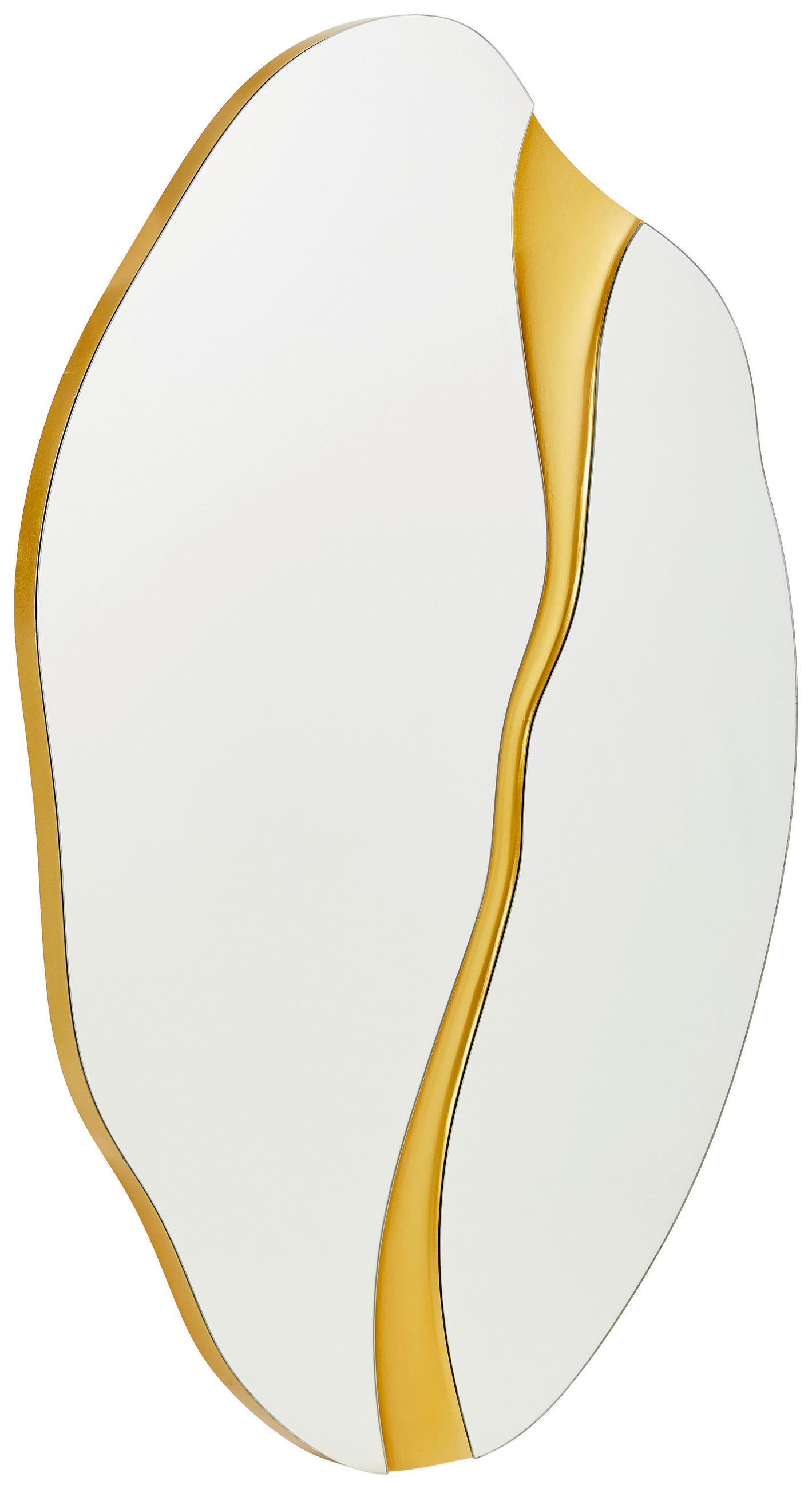 FALI TÜKÖR 80/120/3,4 cm    - ezüst/arany, Trend, faalapú anyag/Üveg (80/120/3,4cm) - Xora