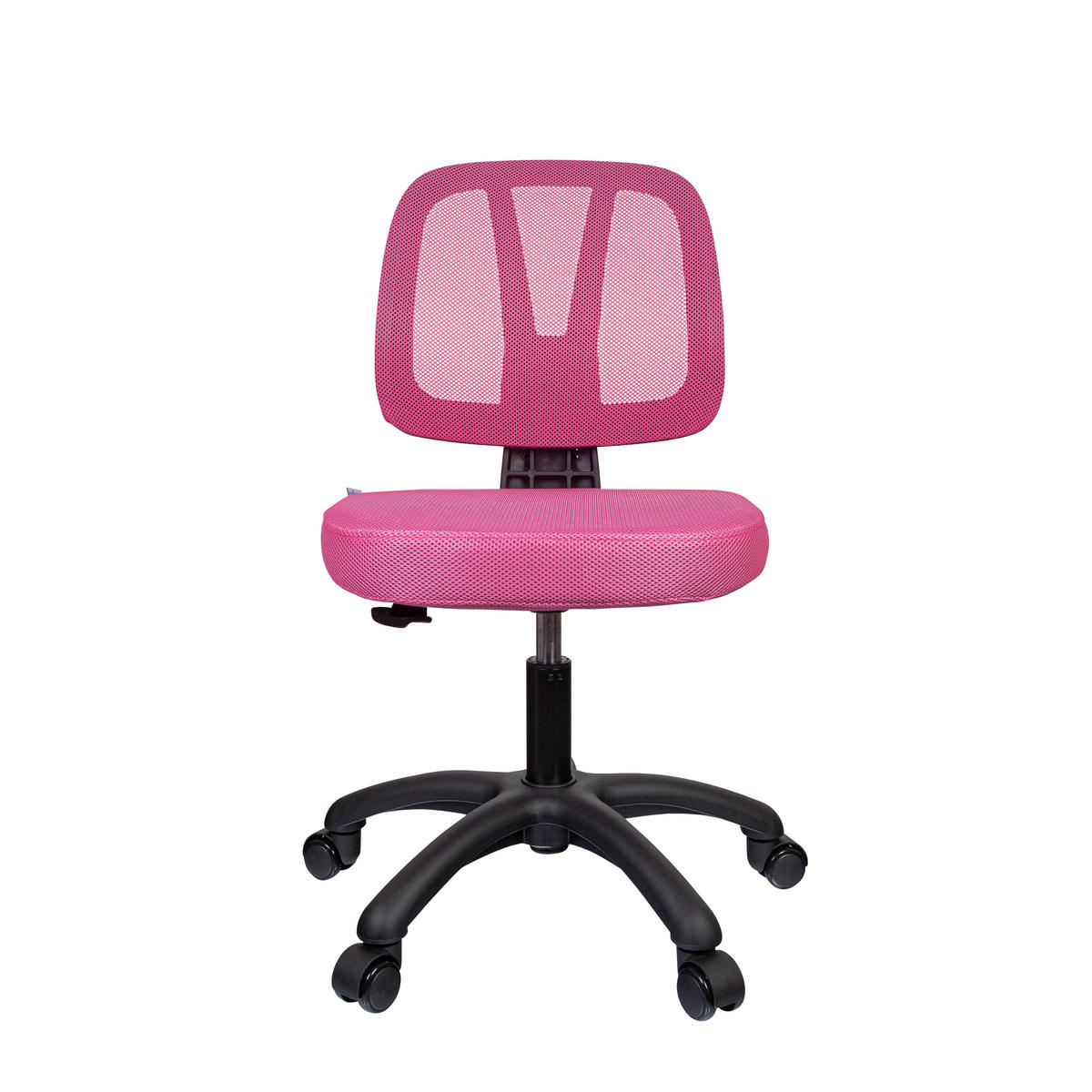 OTOČNÁ ŽIDLE PRO MLÁDEŽ, síťovina, růžová - růžová, Basics, textil/plast (46/84/51cm) - MID.YOU