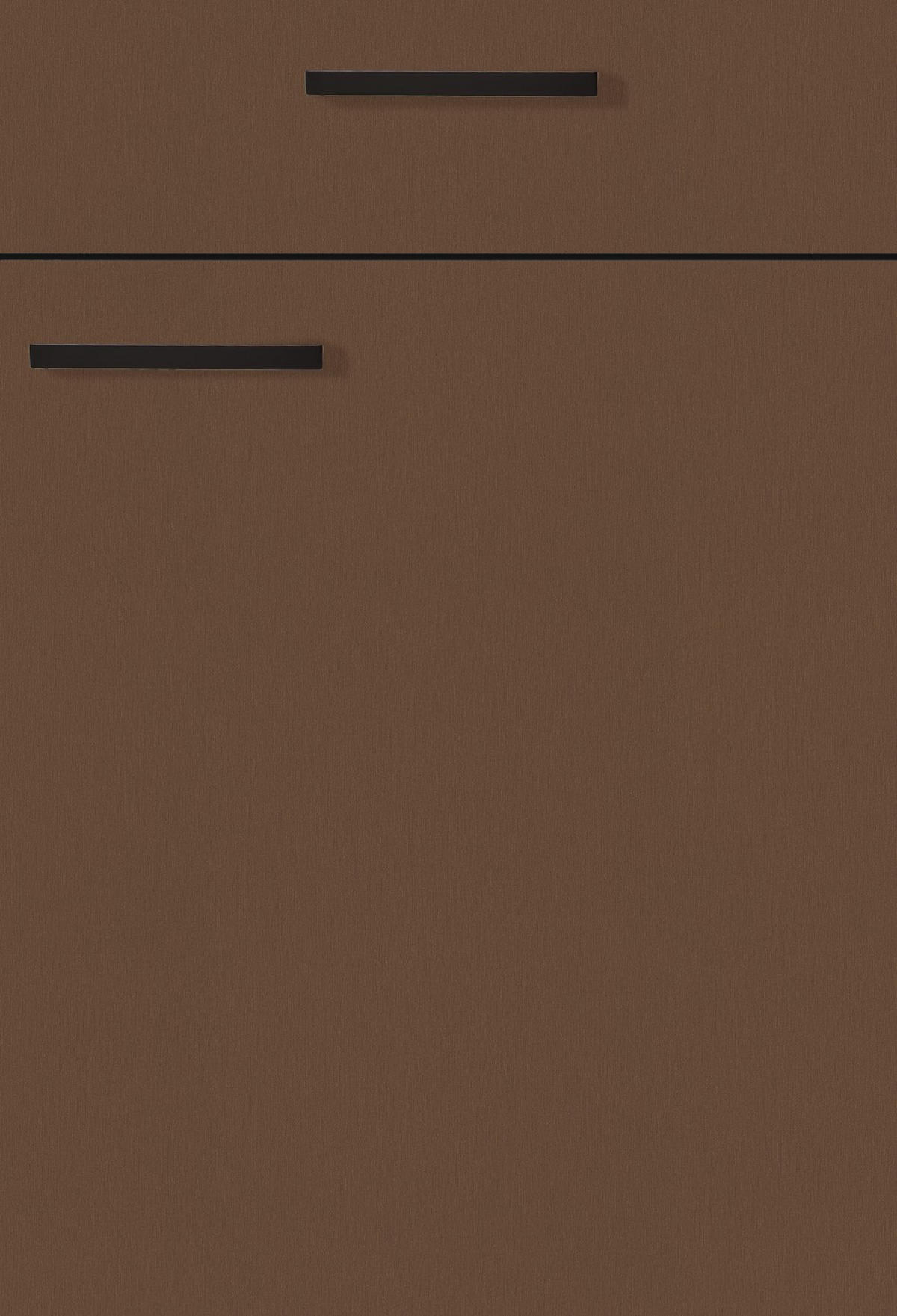 ECKKÜCHE 120/220 cm  in Graphitfarben, Schwarz, Bronzefarben  - Schwarz/Graphitfarben, Design, Holzwerkstoff/Metall (120/220cm) - Xora