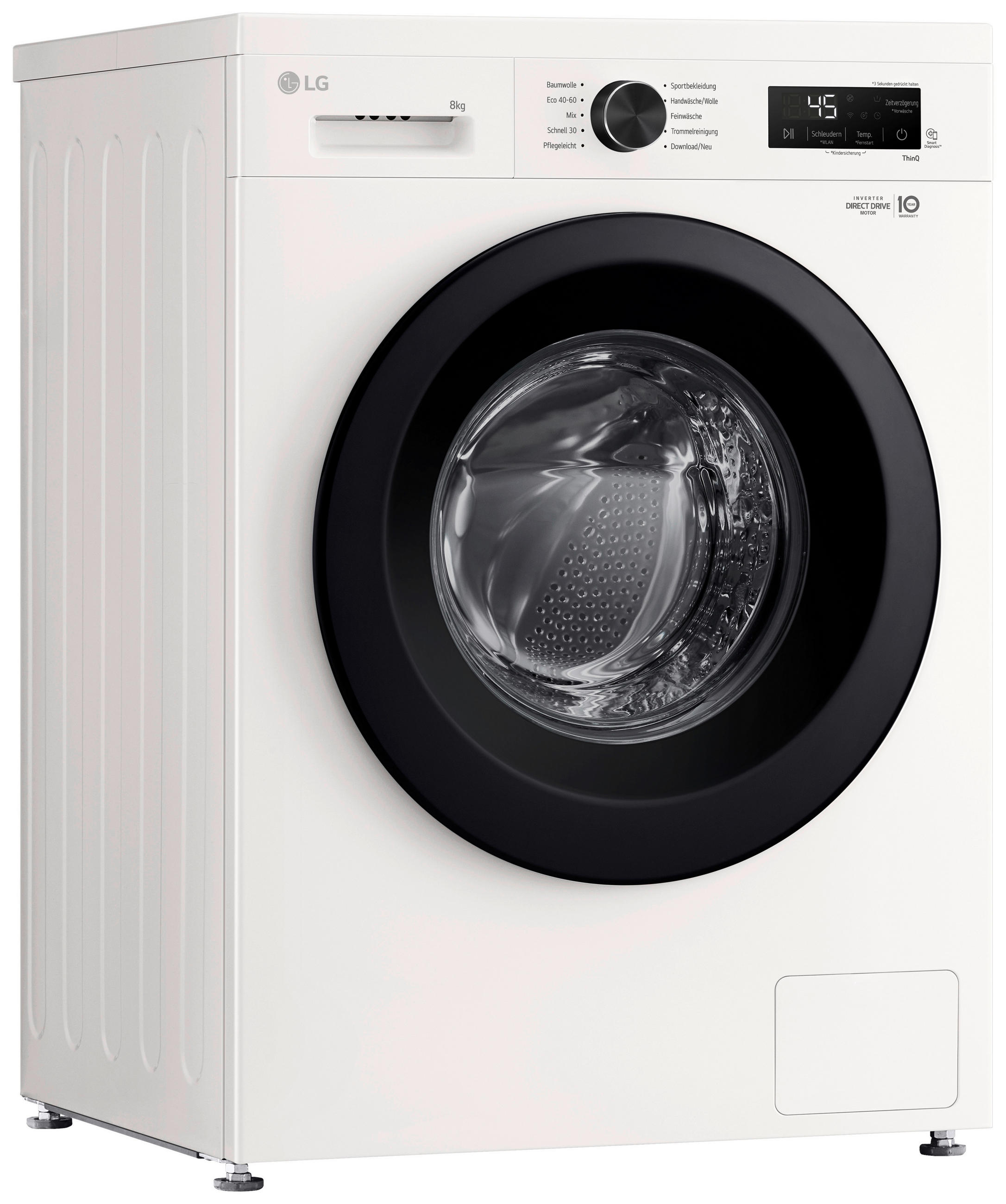 WASCHMASCHINE F4WB3085   - Weiß, Basics, Glas/Kunststoff (60/85/55cm) - LG