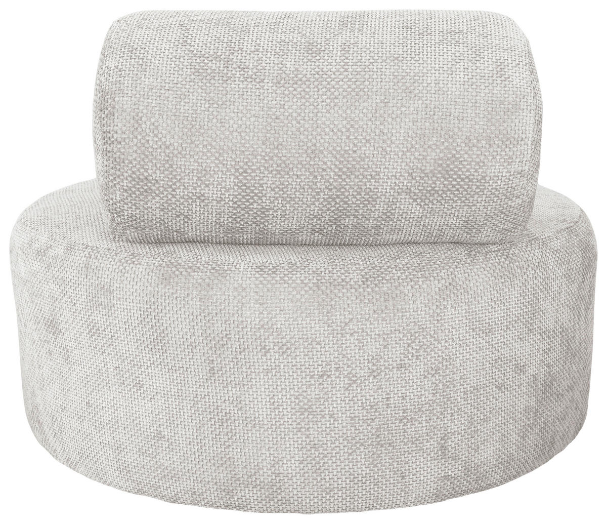 SESSEL in Struktur Weiß  - Schwarz/Weiß, Basics, Textil/Metall (88/70/88cm) - Livetastic