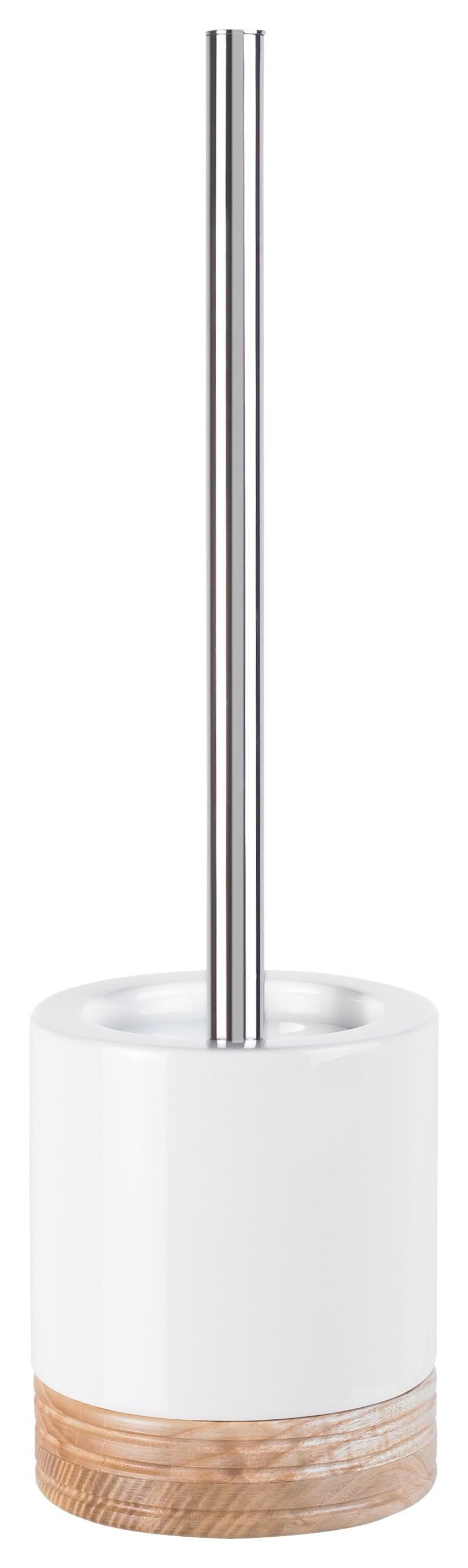WC KEFA SO STOJANOM - biela/farba duba, Basics, kov/drevo (11/42cm) - Sadena