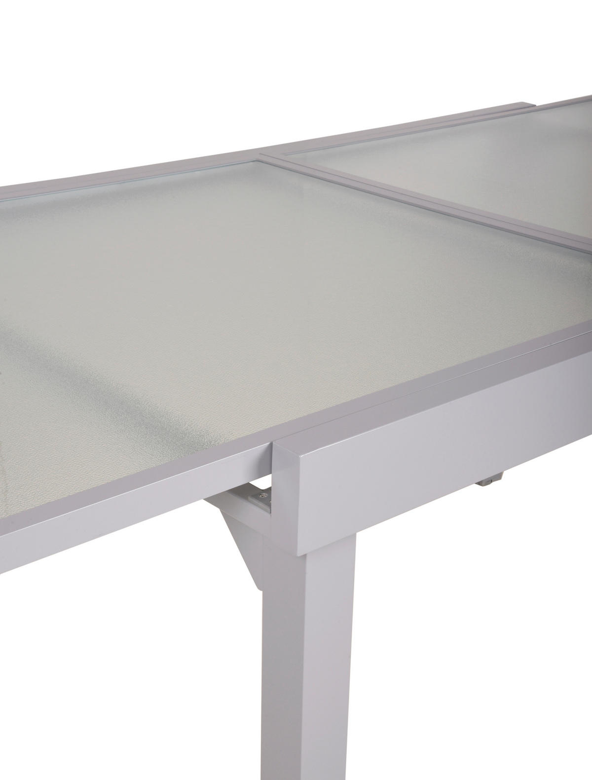 GARTENTISCH 135/90/75 cm  - Grau, MODERN, Glas/Metall (135/90/75cm) - Gardenson