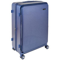 REISEKOFFER Blau  - Blau, Design, Kunststoff/Textil (50/76/31cm) - Novel