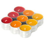 TEELICHTSET 18 Stück  - Dunkelorange/Bernsteinfarben, Basics, Naturmaterialien/Paraffin (11,4/2,9cm) - Ambia Home