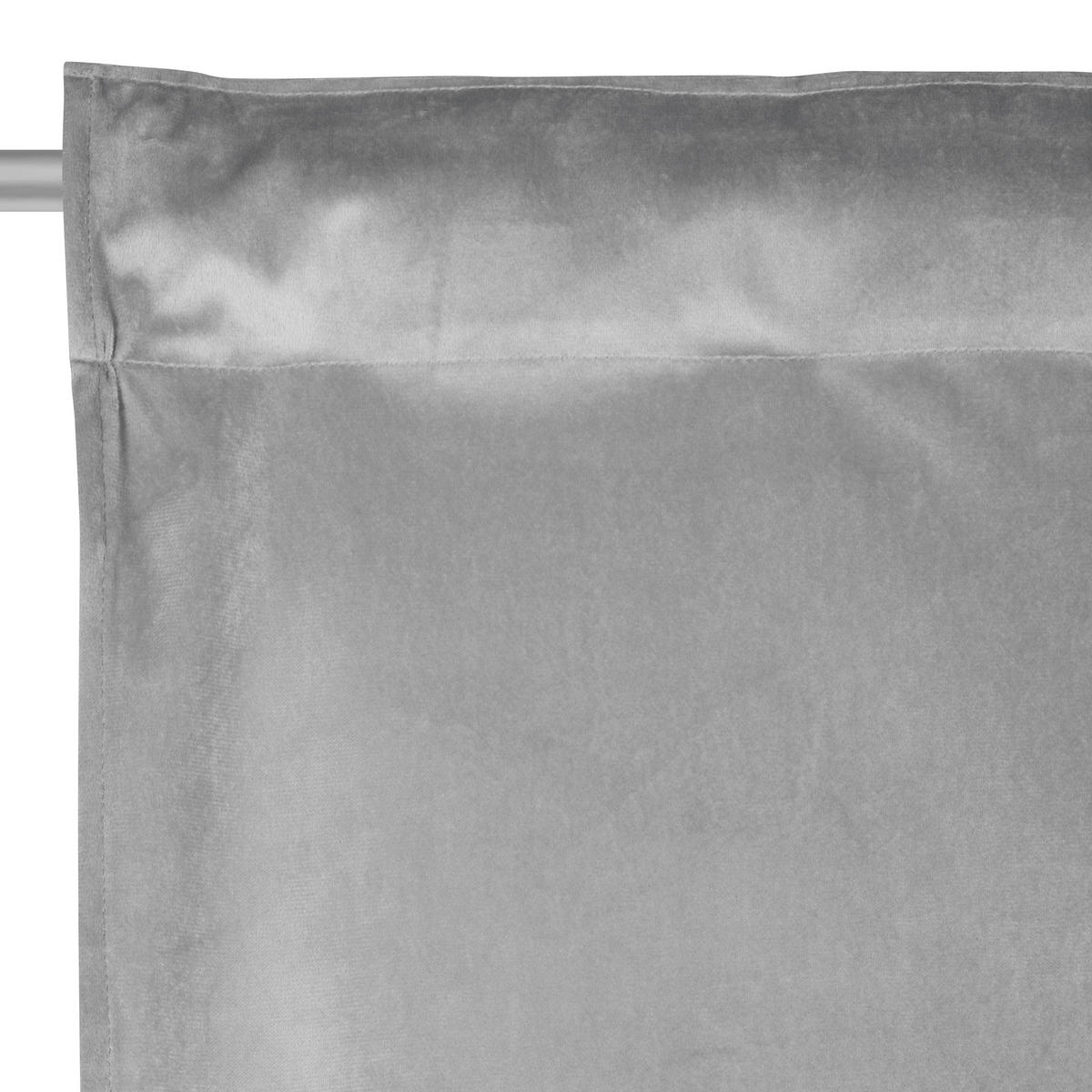 FERTIGVORHANG blickdicht  - Silberfarben, Basics, Textil (135/245cm) - Esposa