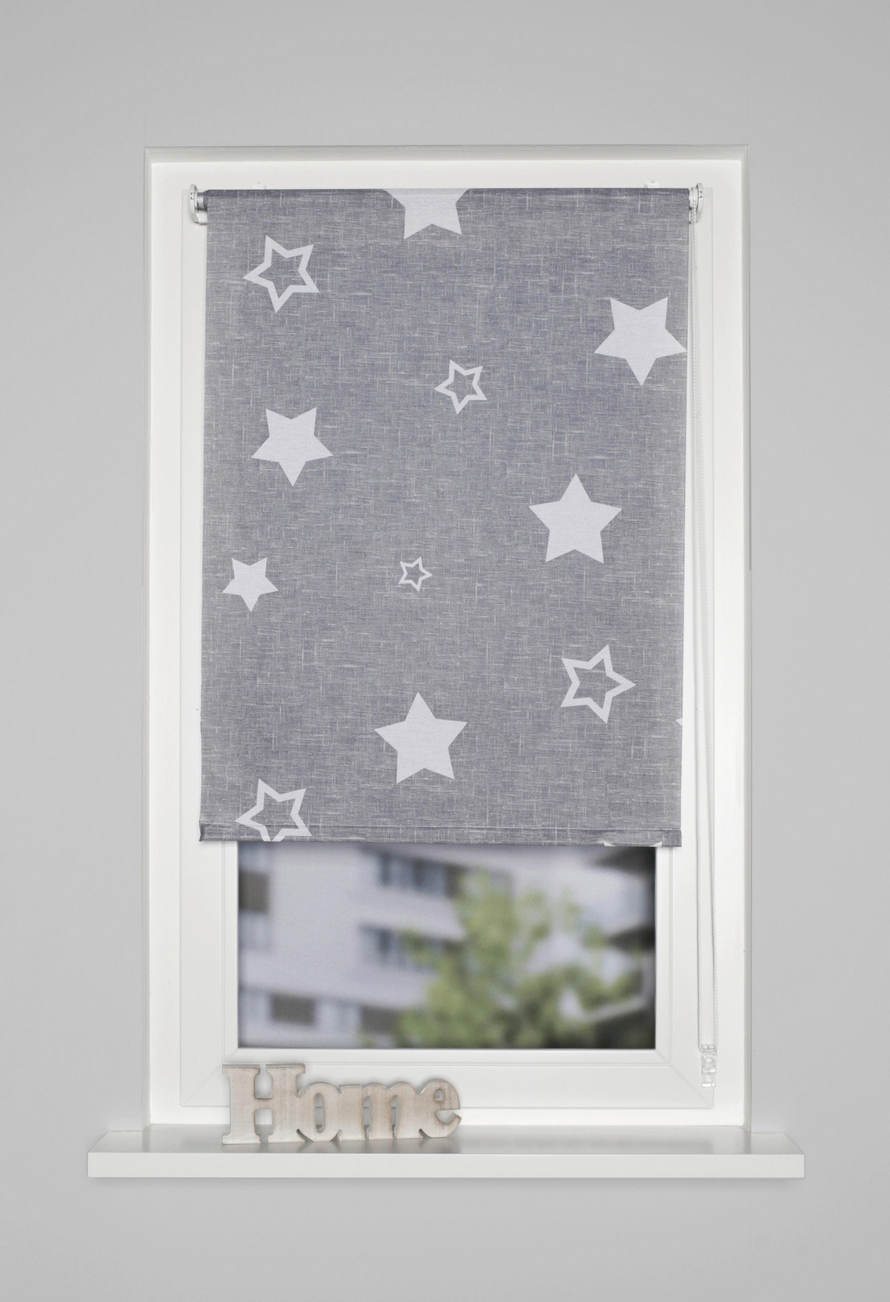 KLEMMROLLO 45/150 cm  - Grau, KONVENTIONELL, Textil (45/150cm)