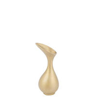 DEKOVASE  - Goldfarben, Basics, Metall (19/17/45cm)