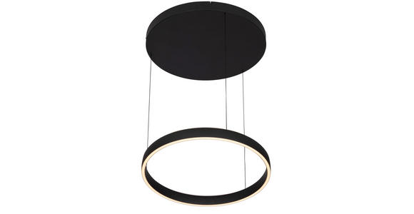 LED-HÄNGELEUCHTE 60/170 cm  - Schwarz, Design, Kunststoff/Metall (60/170cm) - Dieter Knoll
