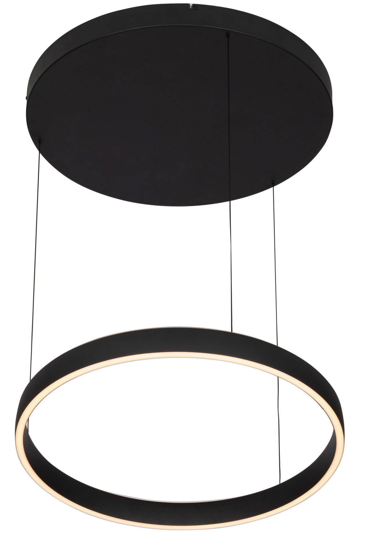 LED-HÄNGLAMPA Kent 60/170 cm  - svart, Design, metall/plast (60/170cm) - Dieter Knoll
