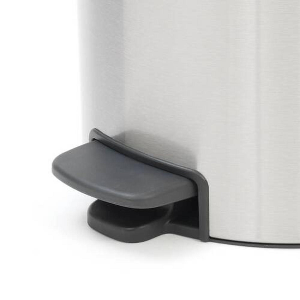 ABFALLEIMER NEW ICON 12 L  - Silberfarben, Basics, Kunststoff/Metall (25.1/41.1/33.8cm) - Brabantia