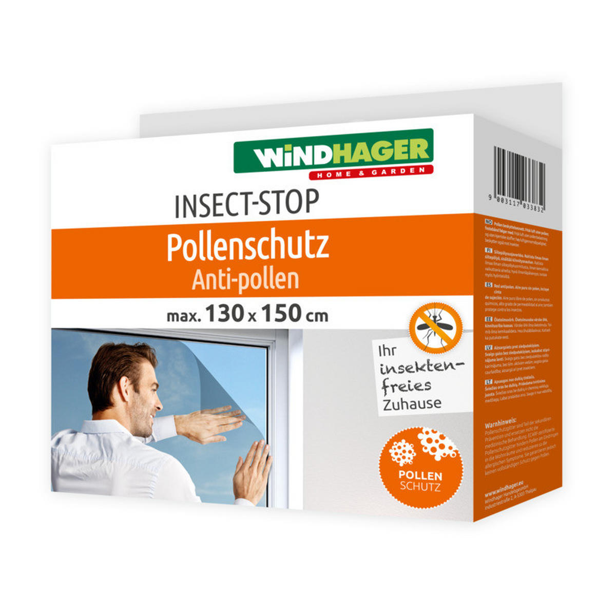 INSEKTENSCHUTZGITTER 130/150 cm  - Anthrazit, Basics (130/150cm)