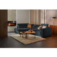 ECKSOFA in Feincord Anthrazit  205/284 cm  - Anthrazit/Schwarz, Design, Kunststoff/Textil (205/284cm) - Xora