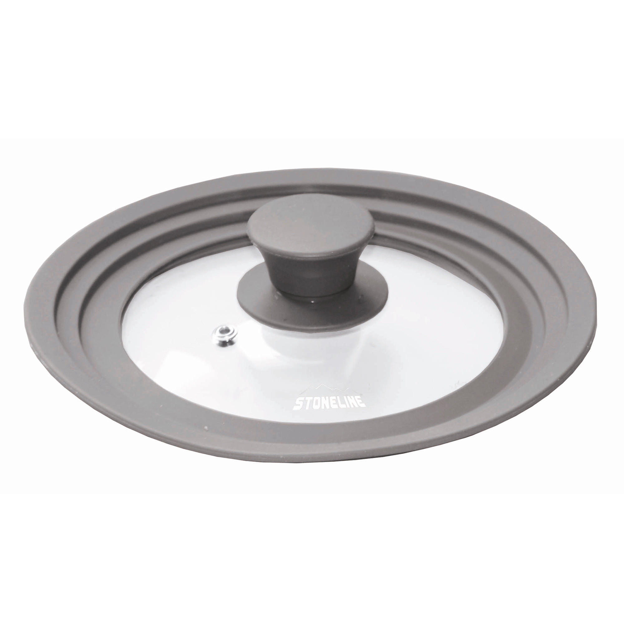 DECKEL   - Transparent/Hellgrau, Basics, Glas/Kunststoff (27,3/21,8/6,5cm) - Stoneline