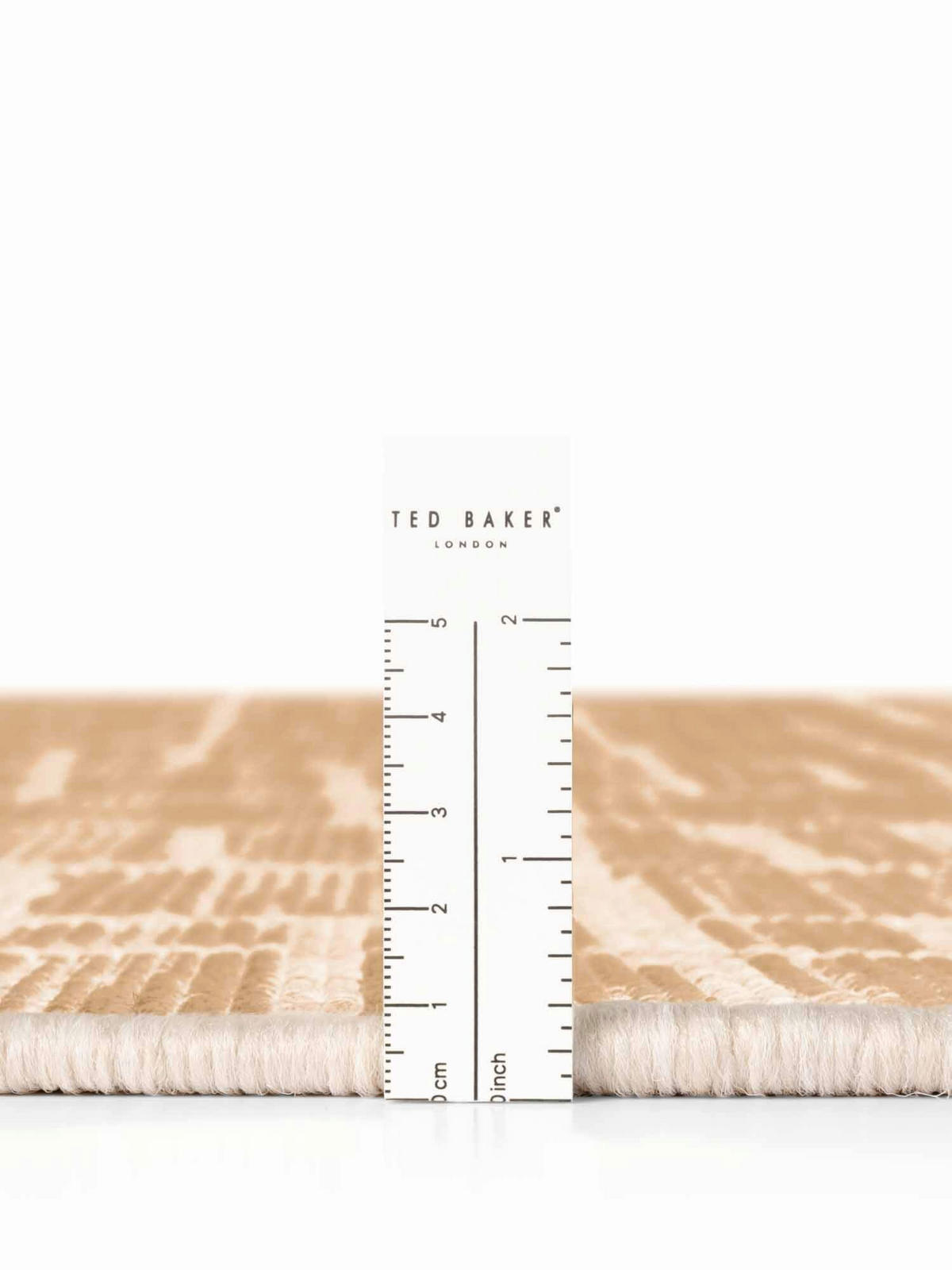 FLACHWEBETEPPICH 200 cm Haringey Weiß, Sandfarben rund  - Sandfarben/Weiß, Design, Kunststoff (200cm)