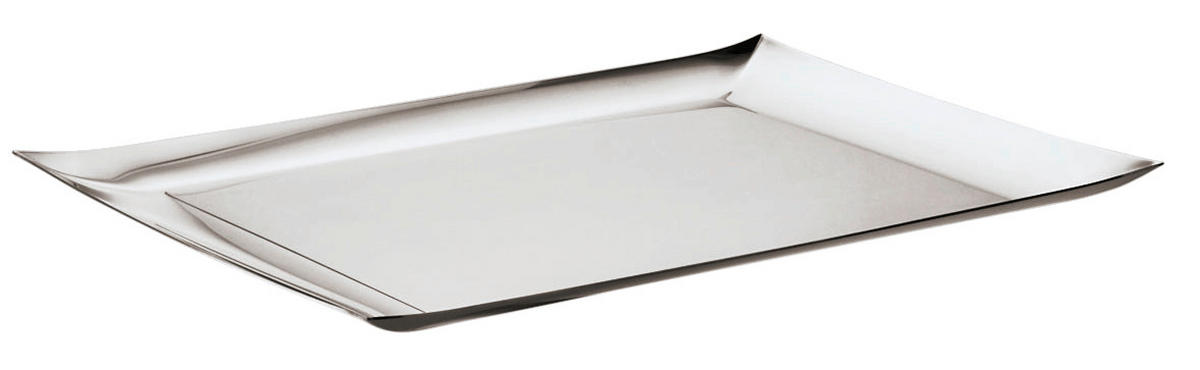 POSLUŽAVNIK  43/28 cm            - boja nerđajućeg čelika, Konvencionalno, metal (43/28cm) - Sambonet