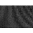 SITZBANK 180/93/67 cm Cord Anthrazit Metall  - Anthrazit/Schwarz, Design, Textil/Metall (180/93/67cm) - Novel