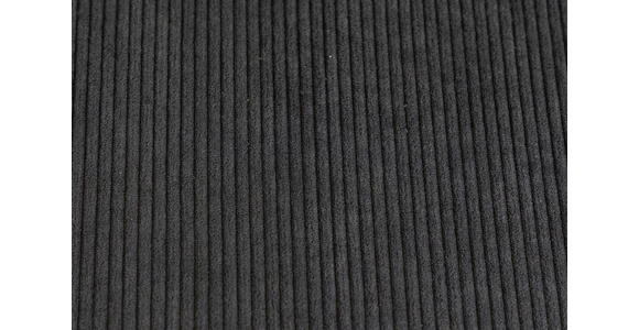 SITZBANK 180/93/67 cm Cord Anthrazit Metall  - Anthrazit/Schwarz, Design, Textil/Metall (180/93/67cm) - Novel