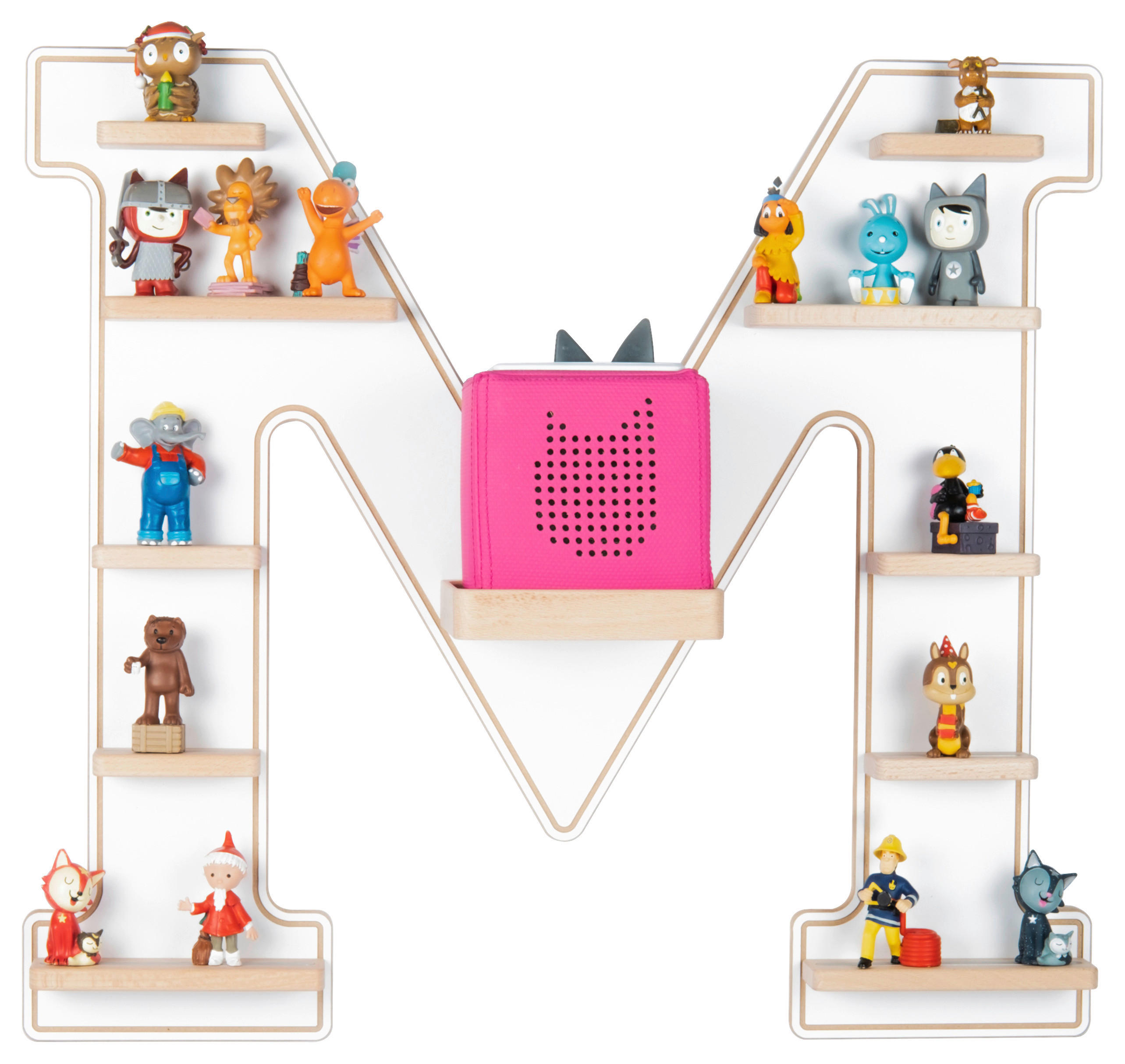 KINDERREGAL Weiß - Weiß, MODERN, Holzwerkstoff (60/54/19cm) - MID.YOU
