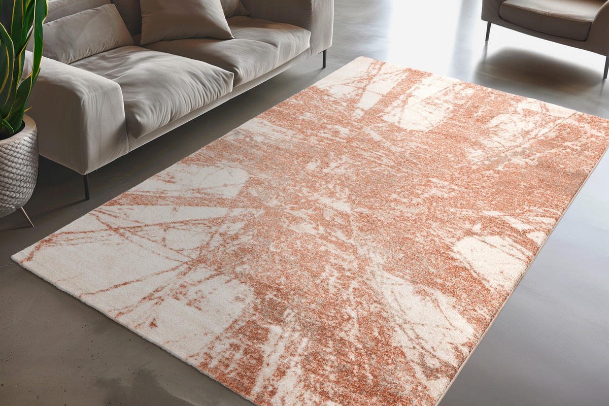 FLACHWEBETEPPICH 200/290 cm Terracotta  - Terracotta, Design, Kunststoff/Textil (200/290cm) - Obsession