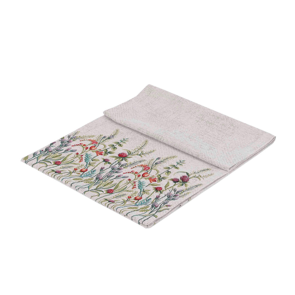 NADSTOLNJAK 40/140 cm   FLORA  - višebojno, Konvencionalno, tekstil (40/140cm)