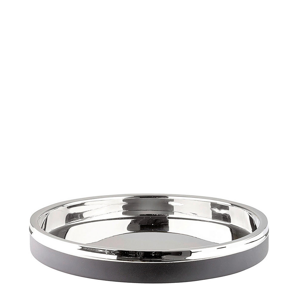 SERVIERTABLETT Metall  - Schwarz, Basics, Metall (32/4cm) - Fink