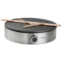 APARAT ZA PALAČINKE  - prirodne boje/boje oplemenjenog čelika, Konvencionalno, drvo/metal (33/9cm) - Homeware Profession.