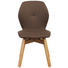 STUHL in Holz, Textil Braun, Eichefarben - Eichefarben/Braun, Design, Holz/Textil (47/87/58cm) - Lomoco STUHL in Holz, Textil Braun, Eichefarben - Eichefarben/Braun, Design, Holz/Textil (47/87/58cm) - Lomoco