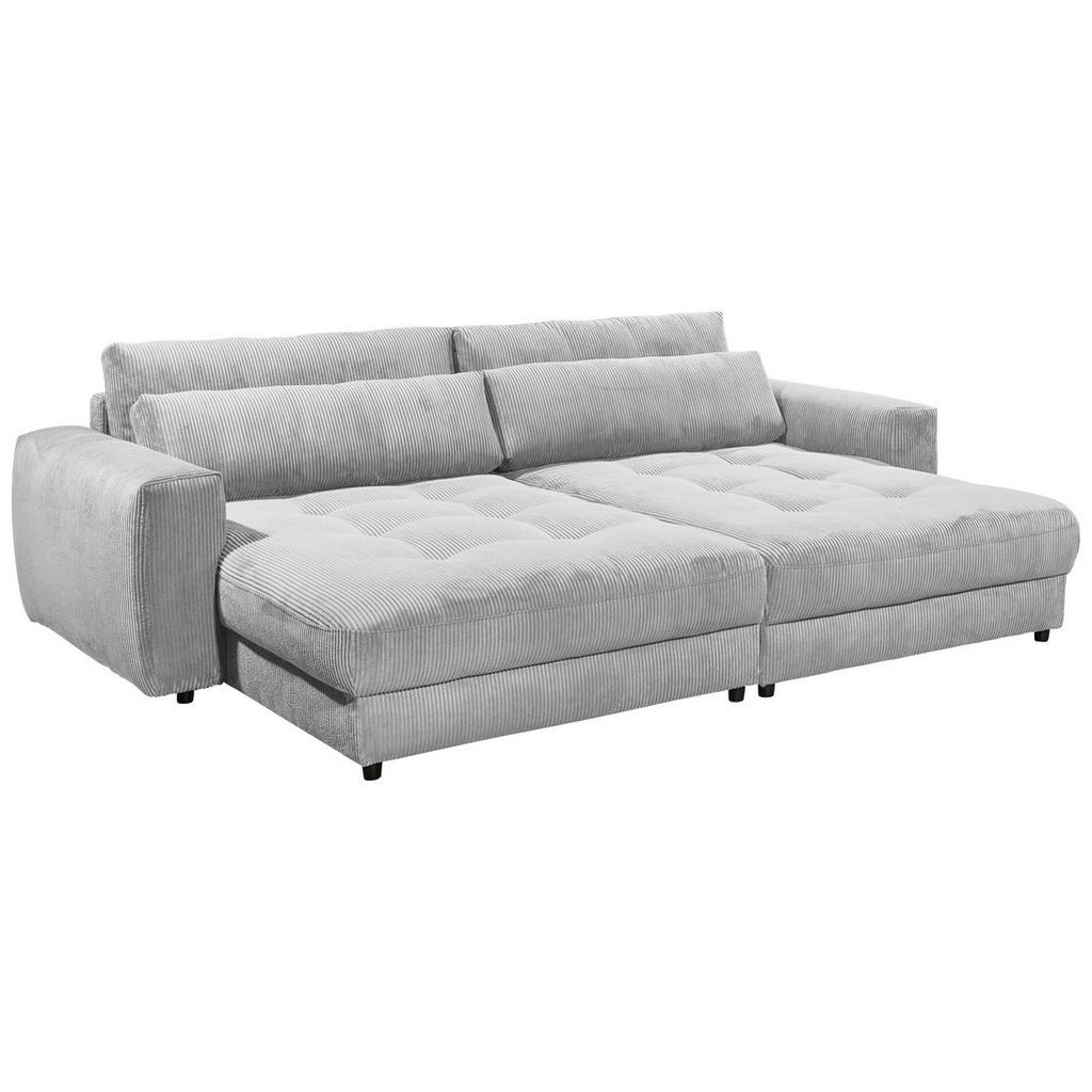 Thumbnail - Mid.you Bigsofa, Hellgrau, Textil, 2-3-Sitzer, 292x90x194 cm, Made in EU, Rücken echt, Wohnzimmer, Sofas & Couches, Sofa...