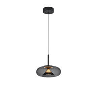 LED-HÄNGELEUCHTE Sica 32/210 cm  - Goldfarben/Schwarz, Design, Metall (32/210cm) - Helestra