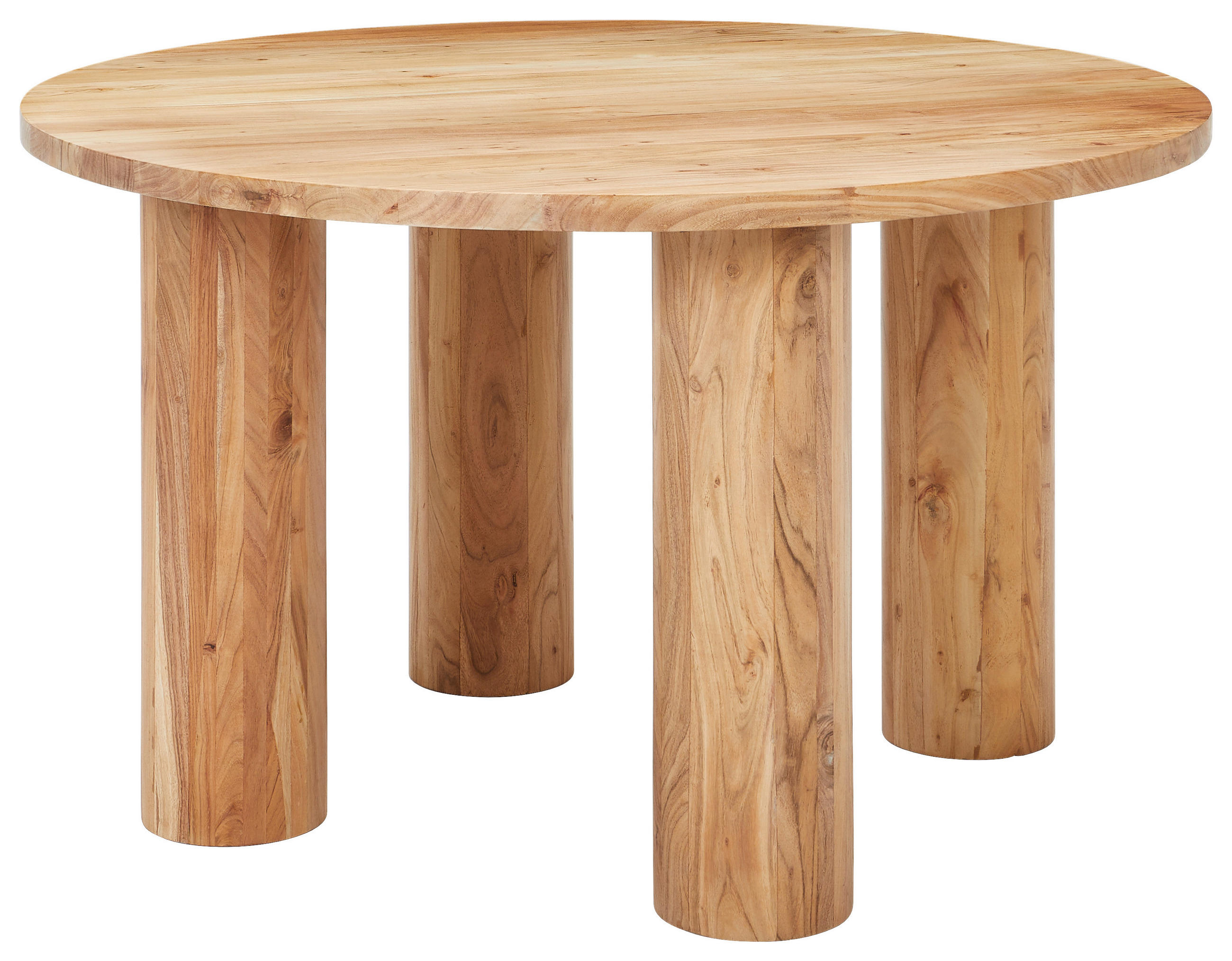 ESSTISCH in Holz 130/130/76 cm  - Akaziefarben, MODERN, Holz (130/130/76cm) - Livetastic