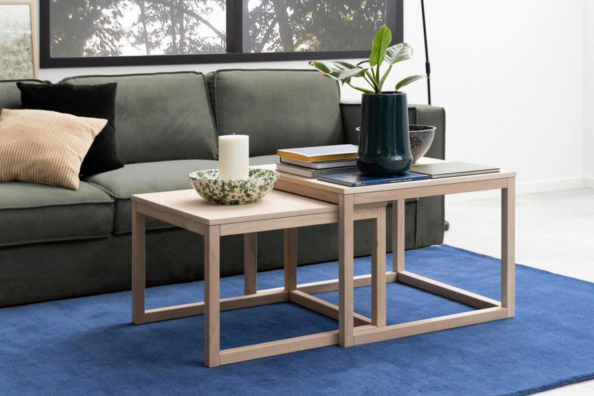 SOFFBORD SET i trä  - Klassisk, trä (70/50/70cm) - Best Price