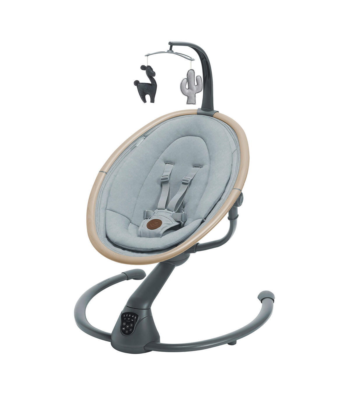 NJIHALICA  Cassia  - siva/crna, Osnovno, tekstil/metal (65/87,5/74cm) - Maxi-Cosi