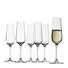 Sektglas-Set 6-teilig - Klar, Basics, Glas (7/23cm) - Leonardo
