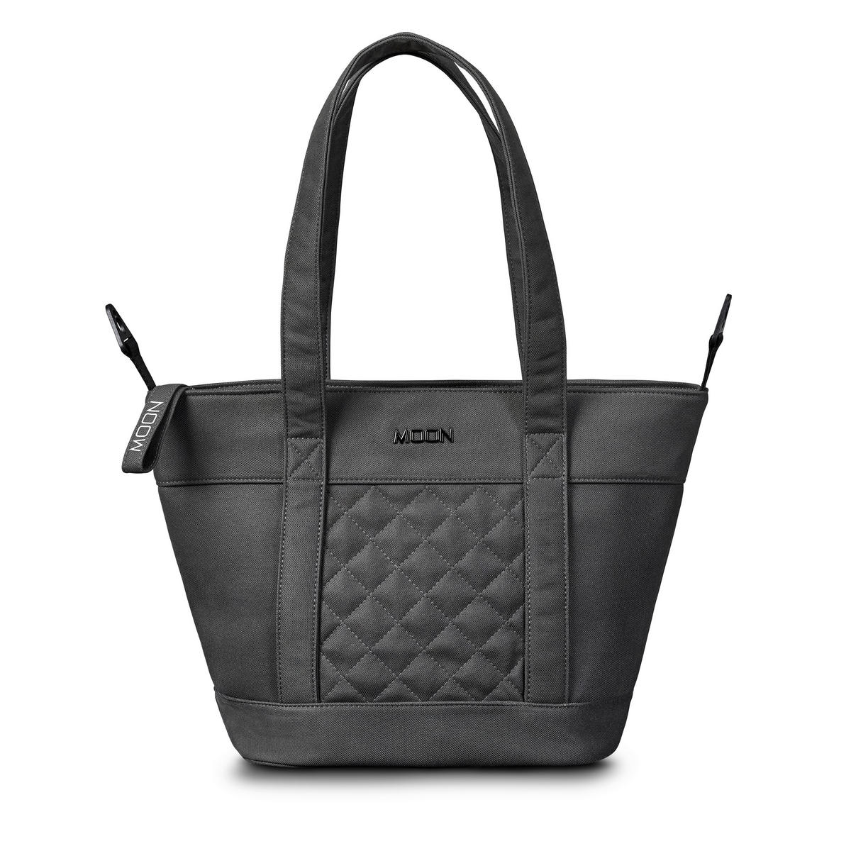 TORBA ZA PREVIJANJE  V-Shape Bag   - antracit, Basics, tekstil (41/16/28cm) - Moon