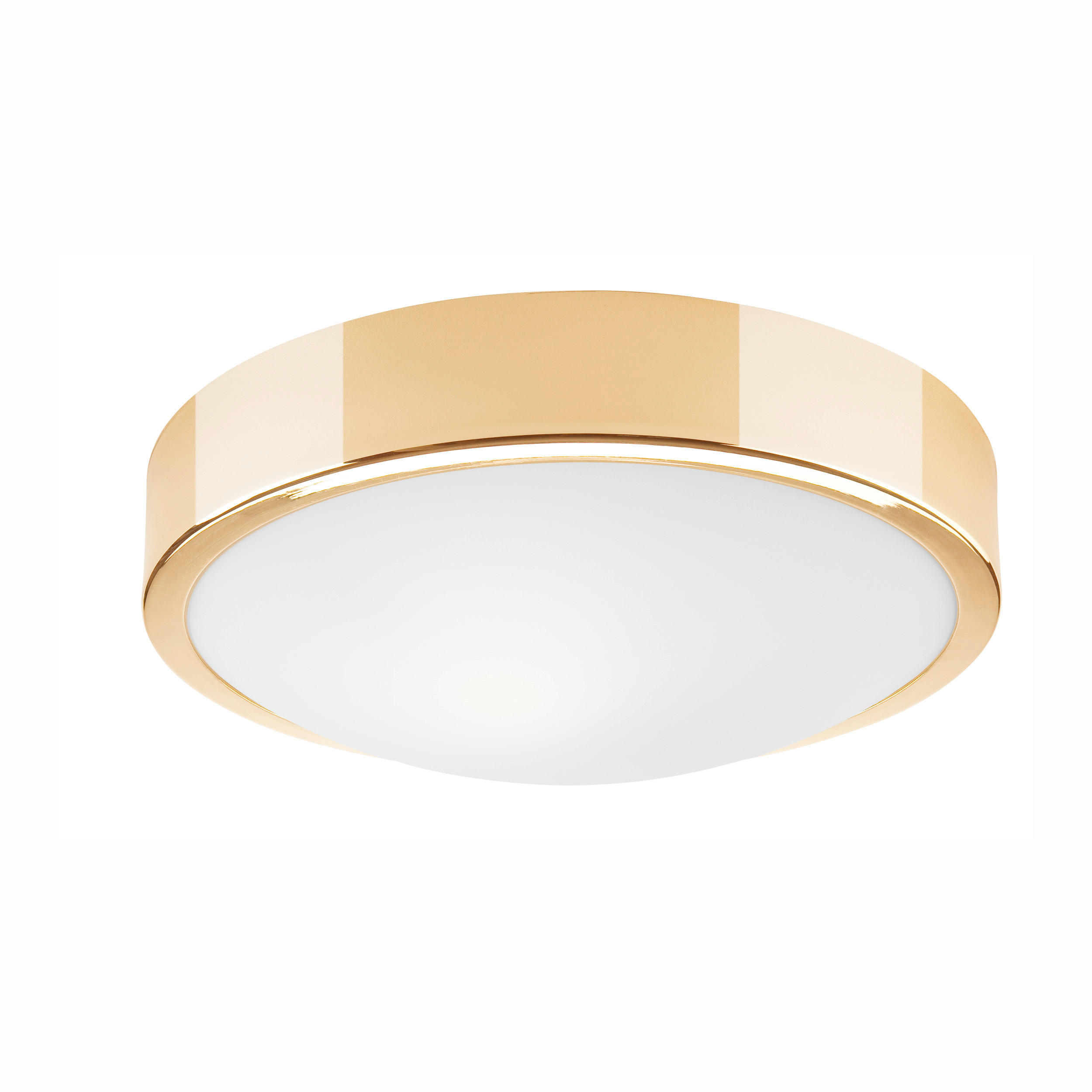 DECKENLEUCHTE    8/26/8 cm  - Goldfarben, KONVENTIONELL, Glas/Metall (8/26/8cm)