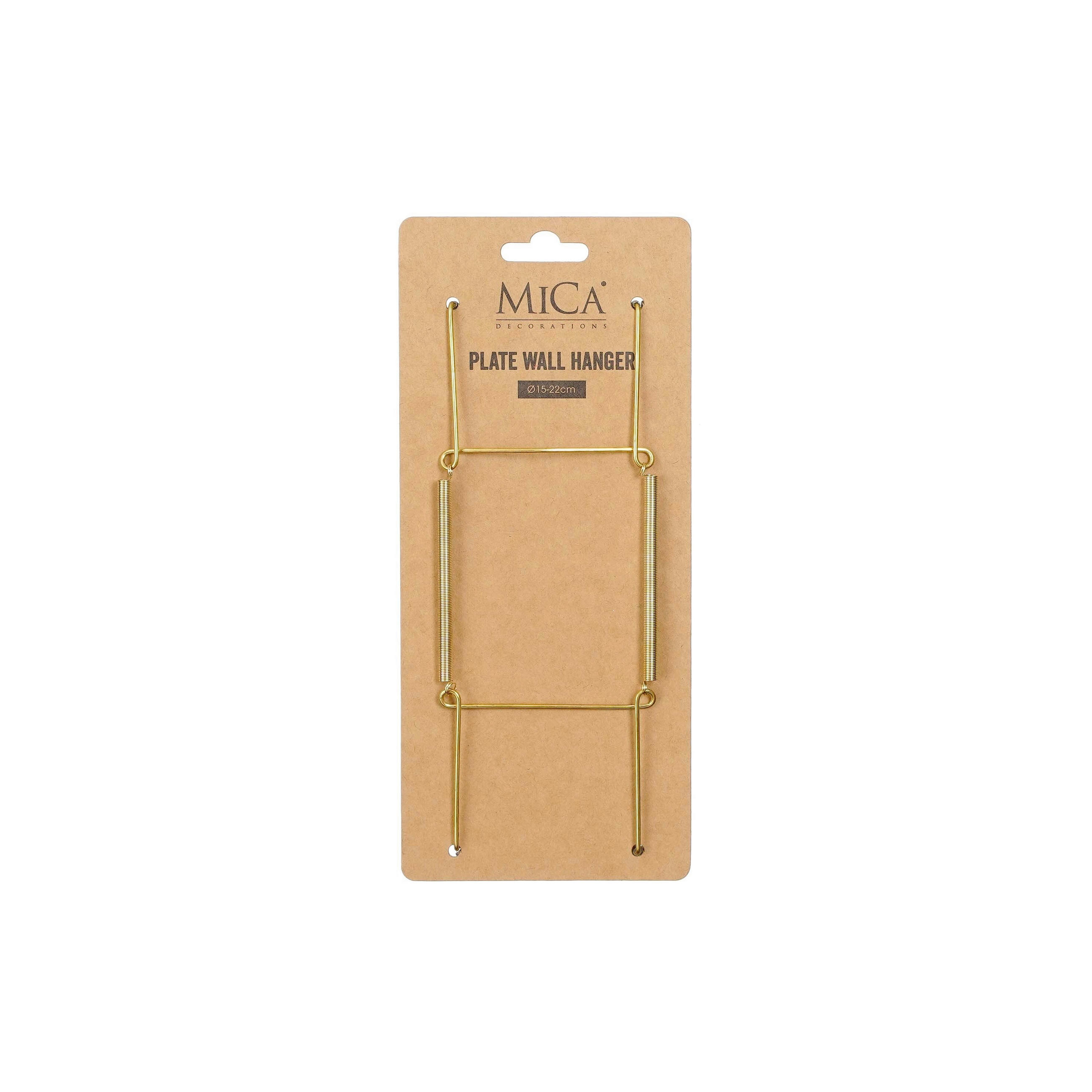 FALI TÁNYÉRTARTÓ - aranyszínű, Basics, fém (19/7.5/1.5cm)