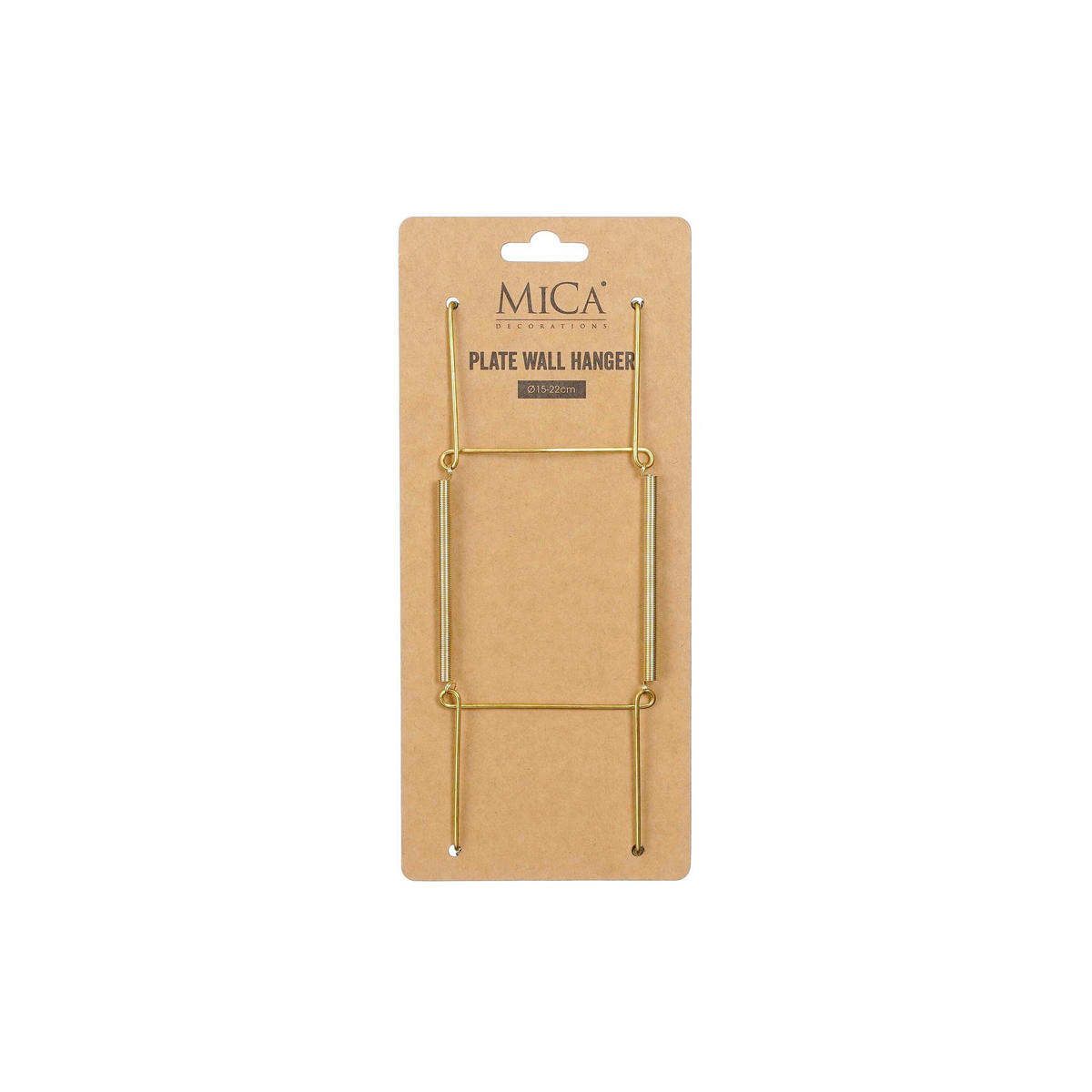FALI TÁNYÉRTARTÓ - aranyszínű, Basics, fém (19/7.5/1.5cm)