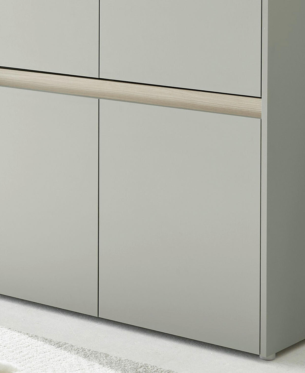 HIGHBOARD  100/122/40 cm  - Eichefarben/Schwarz, Design, Holzwerkstoff/Kunststoff (100/122/40cm) - Modante